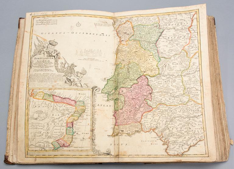 JOHANN BAPTISTA HOMANN, Atlas, Novus Terrarum Orbis Imperia Regna Et Status.