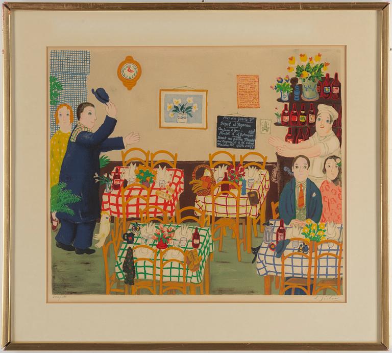 LENNART JIRLOW, lithograph in colours, 1975, signed 246/380.