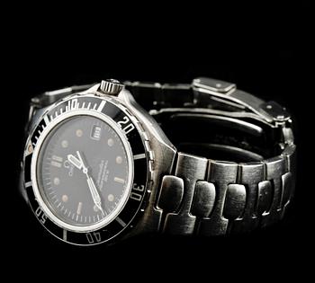 HERRARMBANDSUR, stål, Omega, Seamaster Proefessional, 1900-talets sista kvartal.