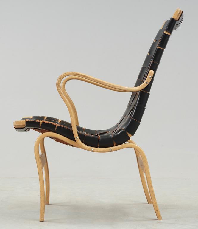 FÅTÖLJ, "Eva", Bruno Mathsson, Firma Karl Mathsson, Värnamo 1965.