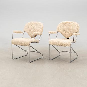 Sam Larsson, a pair of "Sam" chairs, Dux 1980s.