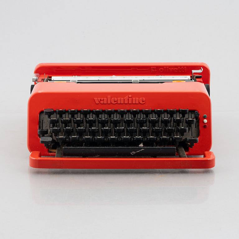 Ettore Sottsass, typewriter, "Valentine", Olivetti, Italy.