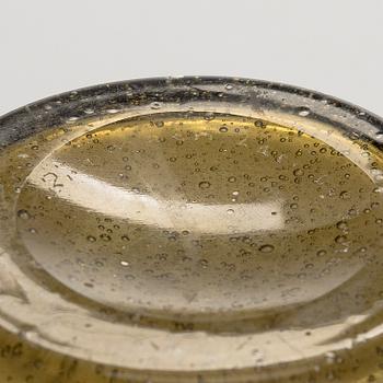 Runar Engblom, a 1940s/50s  glass vase, signed Runar Engblom Riihimäen Lasi Oy.