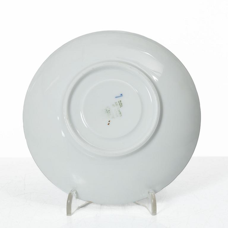 Bing & Grøndahl, kaffeservis, 13 delar, porslin, "Sommerfugl", Danmark.