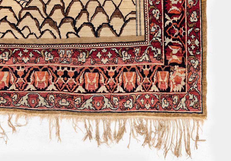 Matta, antik Kirman Laver, Södra Persien, ca 205 x 116 cm.