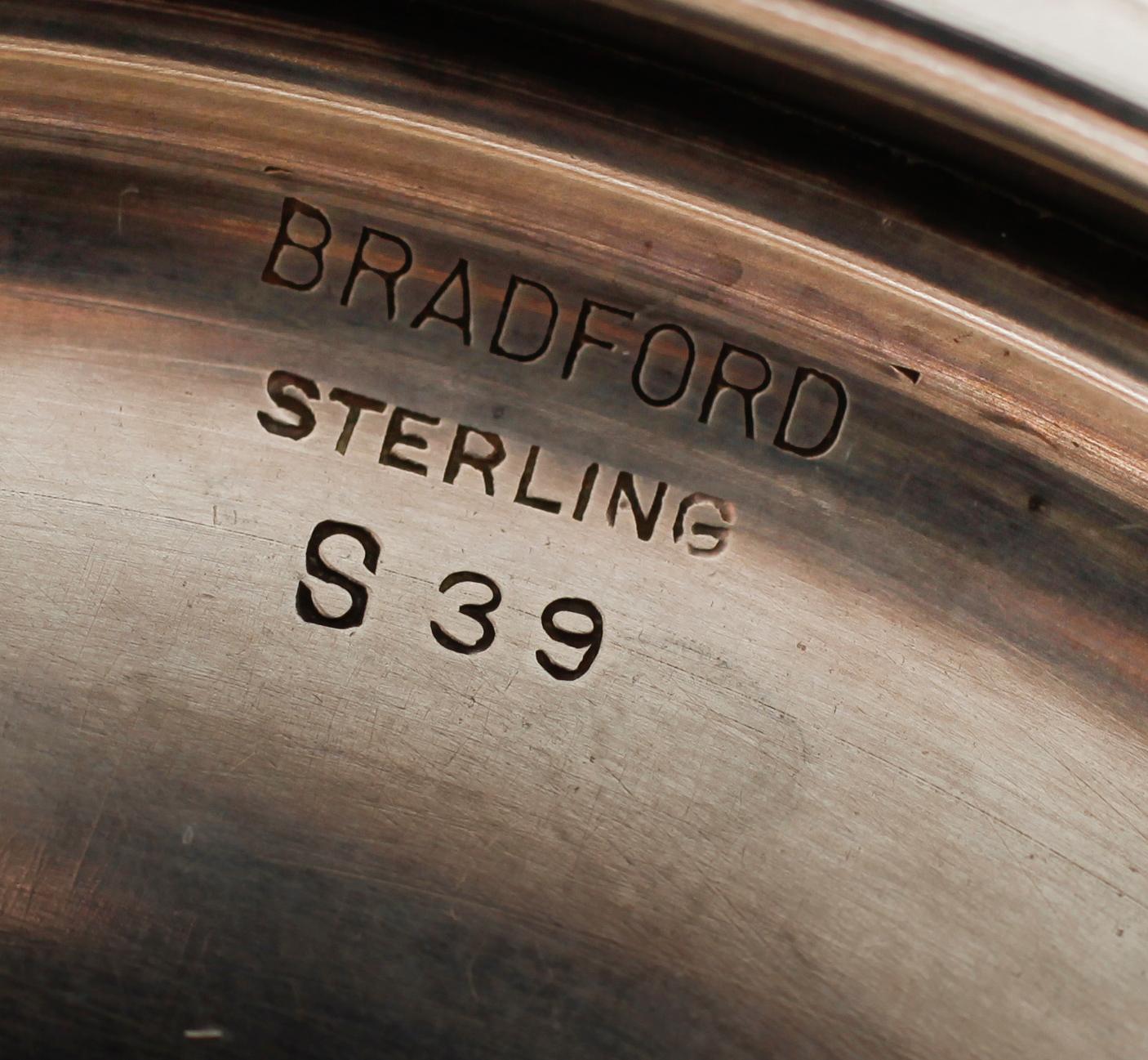 TESERVIS, 5 delar, sterling silver, Amerika, 1900-talets första hälft. Vikt ca 1586 gram.