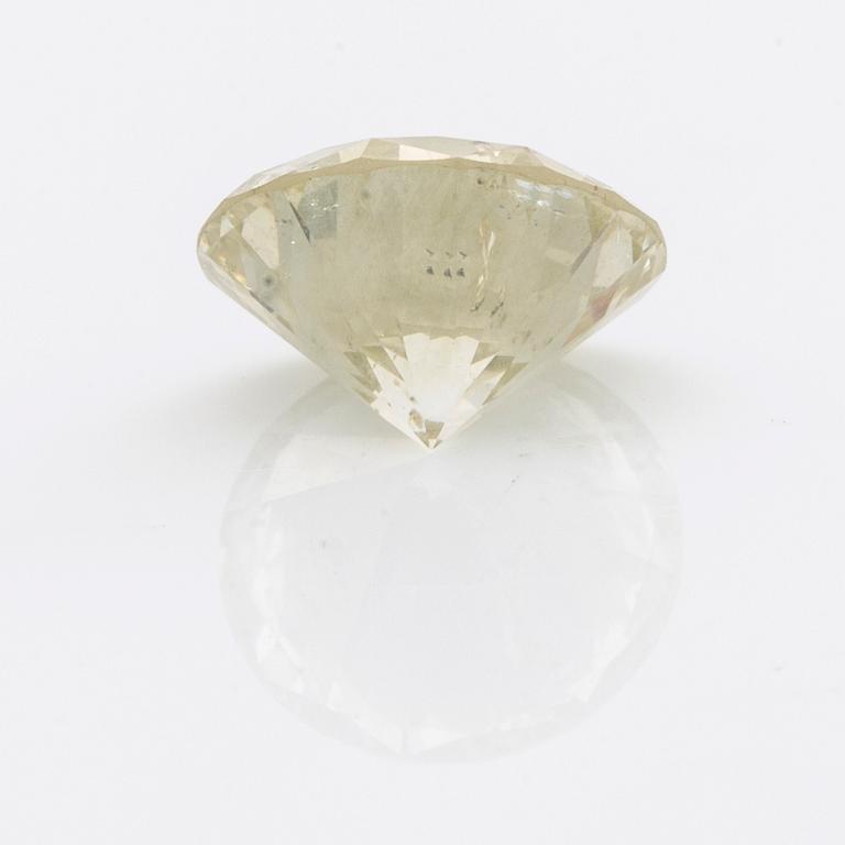 BRILJANT, lös sten, ca 2,5 ct, ca ca M-N, P1.