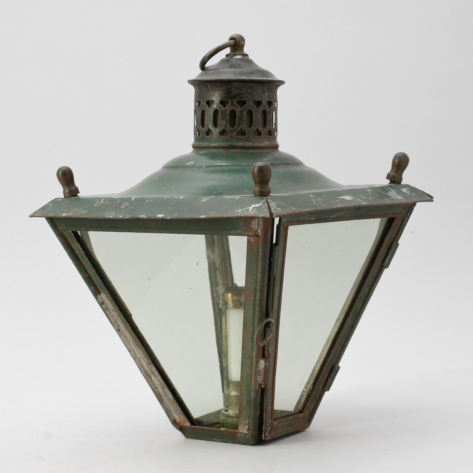 LYKTA, bemålad plåt, 1800-tal.
