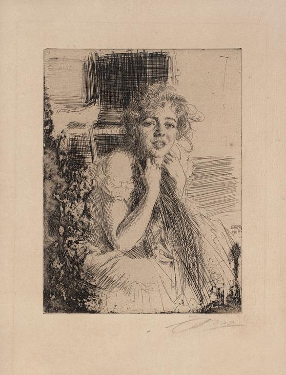 Anders Zorn, "Emma Rasmussen".