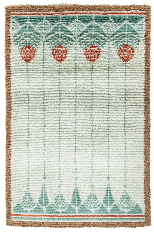 Emma Saltzman, ryarug for Friends of Finnish Handicraft. Circa 180 x 120 cm.