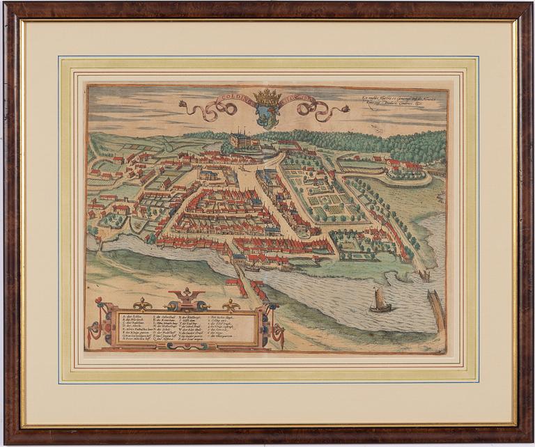 Frans Hogenberg, "Colding Schlos und Stat".