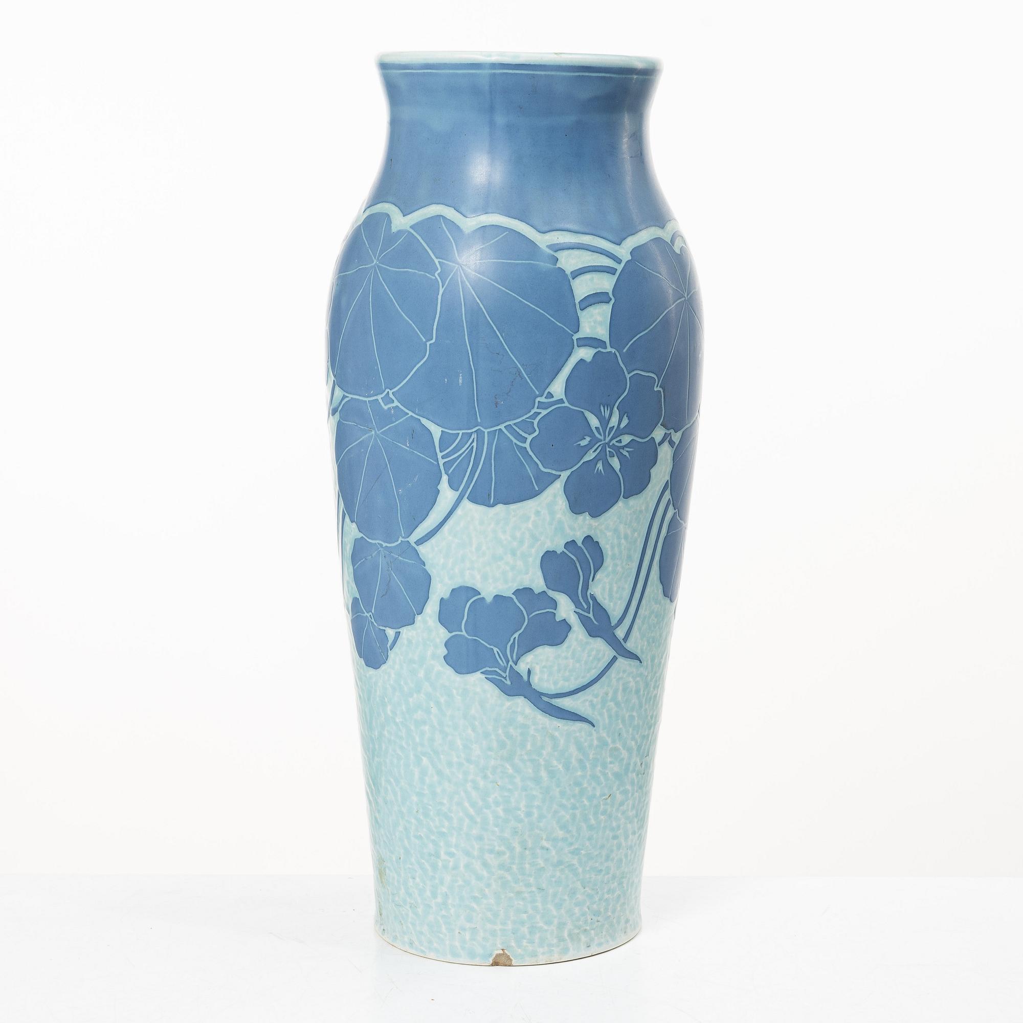 Josef Ekberg, A 'Sgraffito' vase, Gustavsberg, 1915.