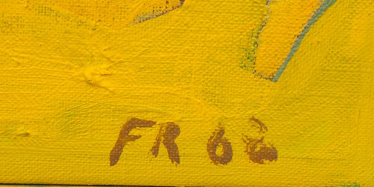 FREDRIK ROHDE, olja på duk, signerad och daterad 68.