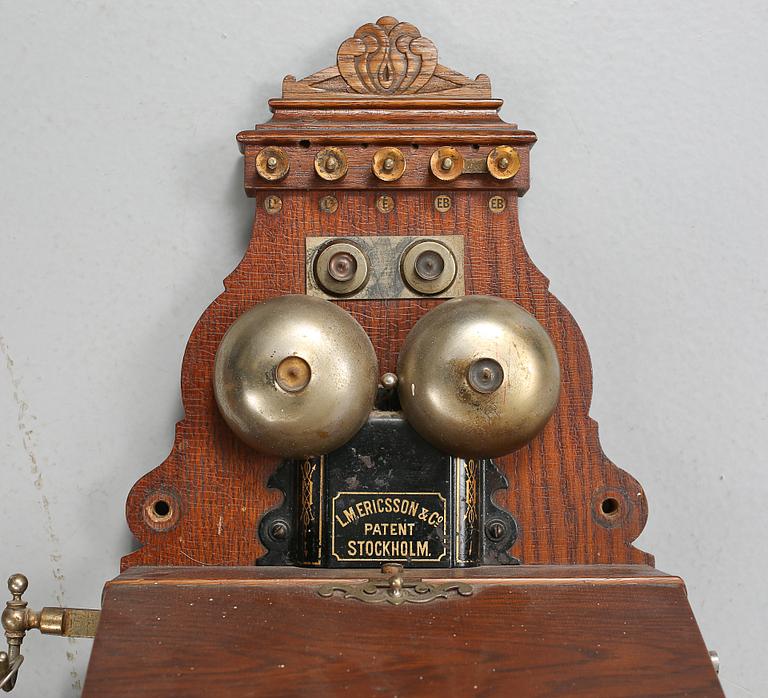 VÄGGTELEFON, LM Ericsson, Stockholm, 1900-talets första hälft.