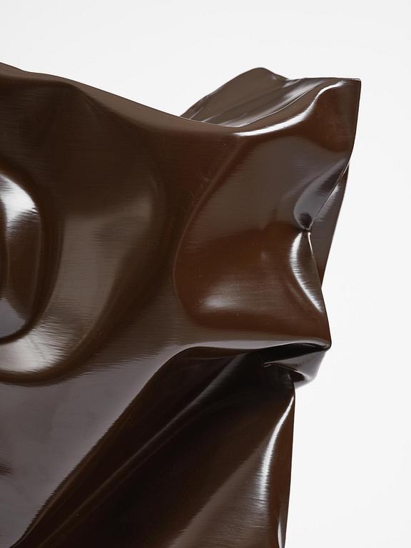 Angela de la Cruz, "Standing Box Large (Brown)".