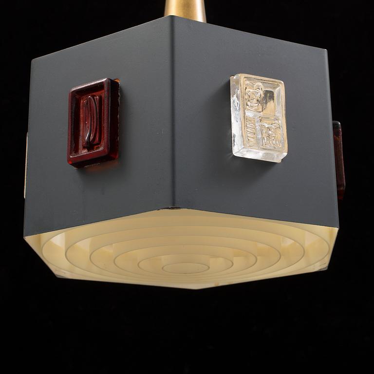 A Erik Höglund ceiling light from the 1960s. Total height ca 46 cm.