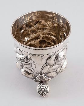 BÄGARE, silver 830, barockstil, möjligen Axel Salomonsen, Köpenhamn, 1900-talets mitt. Vikt ca 493 gram.