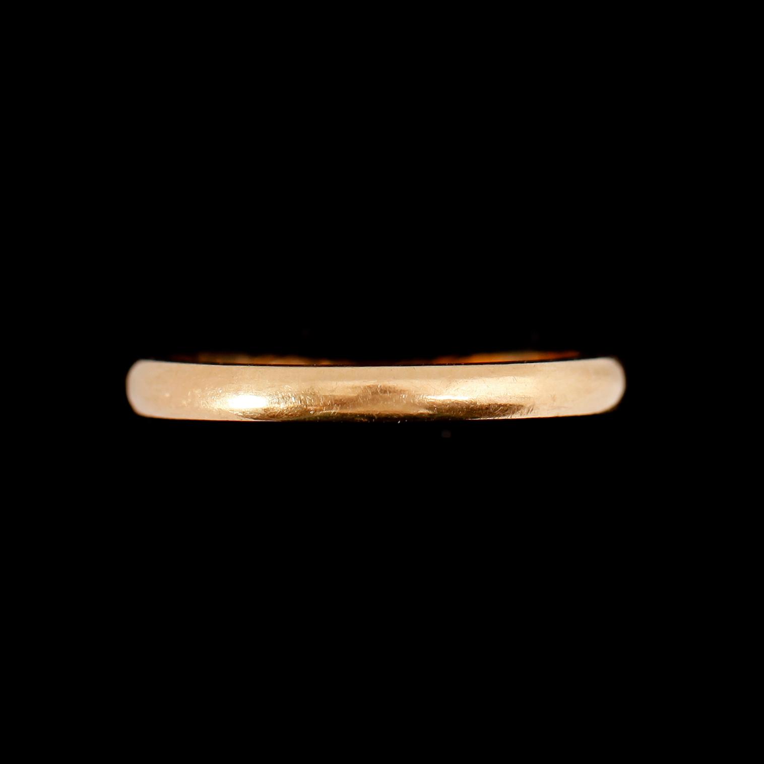 RINGAR, 3 st, 2 st 20 k och 1 st 23 k guld. Vikt ca 9 gram.