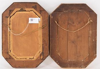 SPEGLAR, ett par, senempire, 1800-talets mitt.