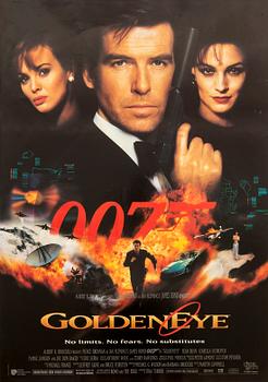 Filmaffisch, James Bond "Goldeneye".