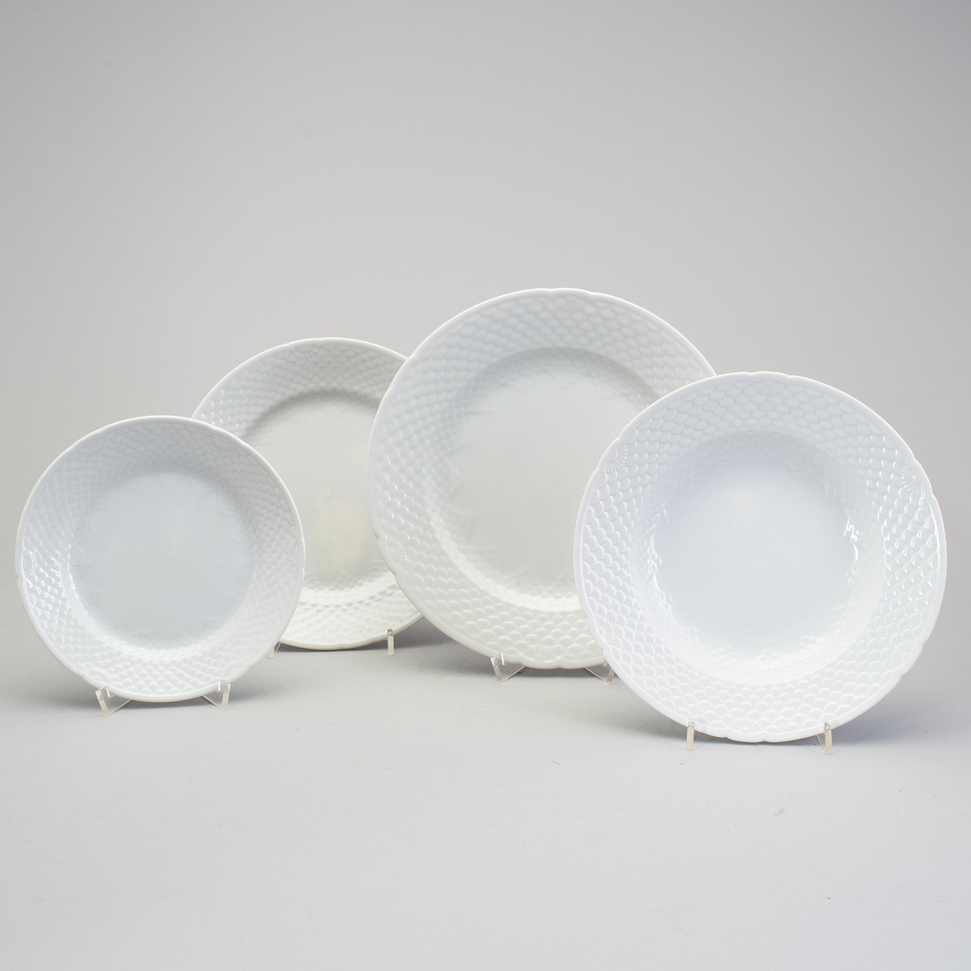 SERVIS, 59 delar, porslin, Bing & Gröndal, Danmark, 1900-talets andra hälft.
