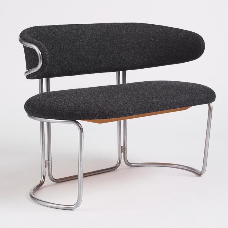 Grete Jalk, a sofa/loveseat, "FH 9000", Fritz Hansen Denmark 1969.