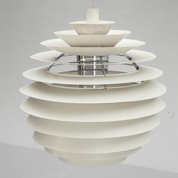 TAKLAMPA, "PH Globe", Poul Henningsen för Louis Poulsen. Höjd c:a 60 cm.