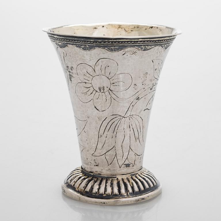 Petter Törnqvist, bägare, silver, Tavastehus 1796.
