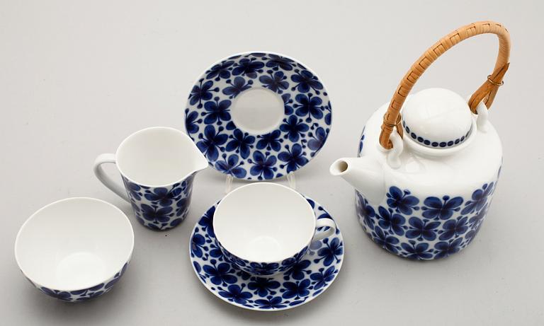 KAFFESERVIS, 15 del, porslin, "Mon Amie", Marianne Wessman, Rörstrand.