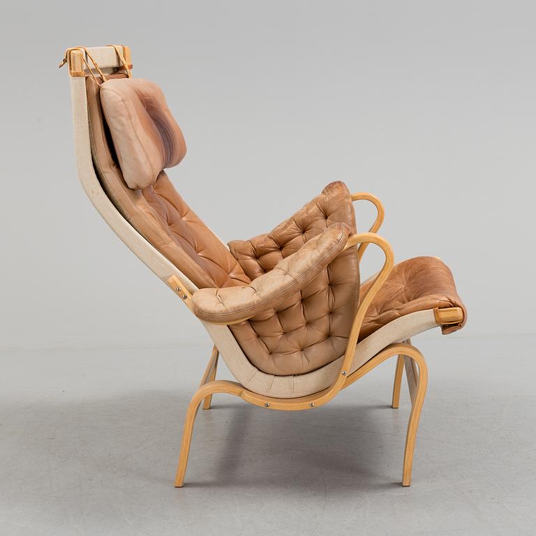 A Bruno Mathsson "Pernilla" armchair, second half of the 20th century.