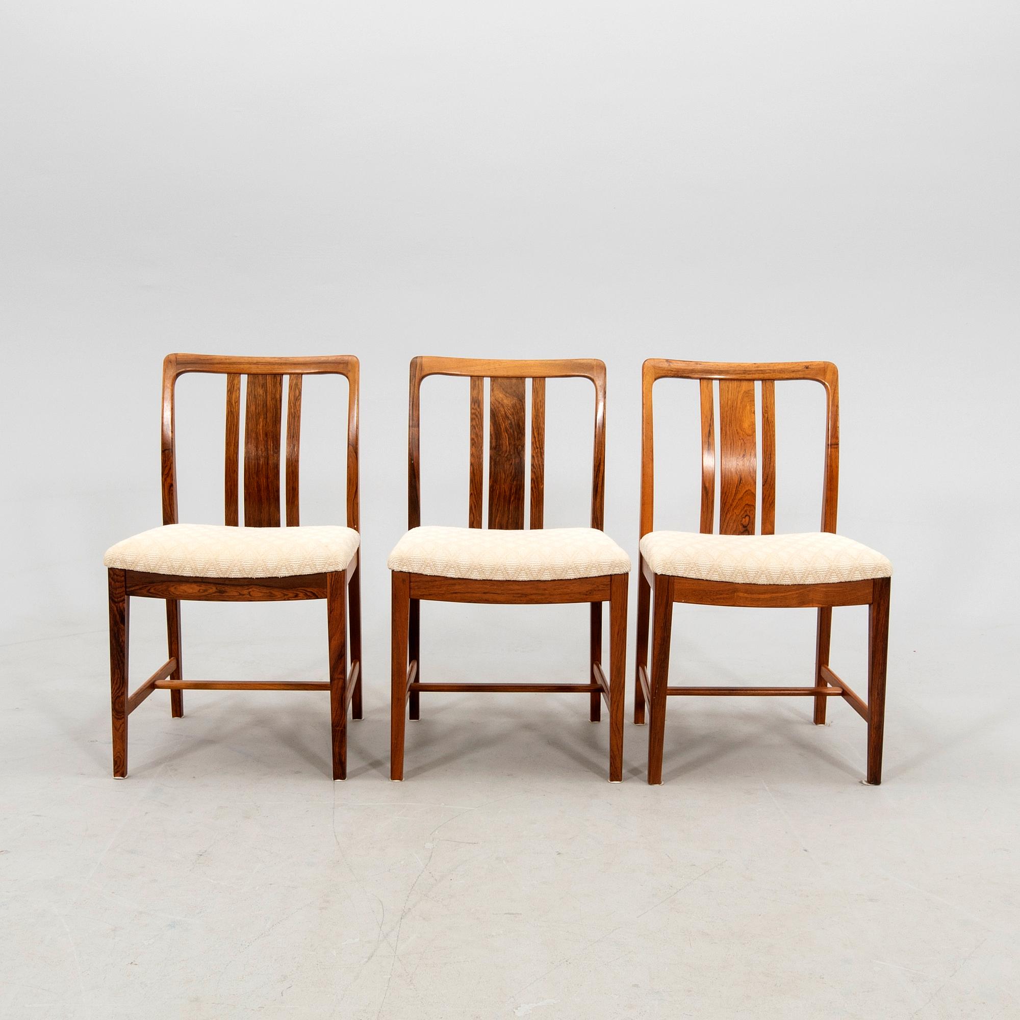 Stolar, 6 st, AB Linde Nilsson i Lammhult, 1900-talets andra hälft.