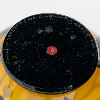 Eva Englund, vas, glas, graal, Orrefors, signerad, daterad 1983.