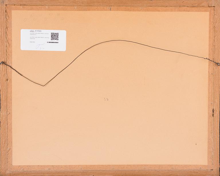 ALFRED WILLIAM FINCH, etsning, signerad.