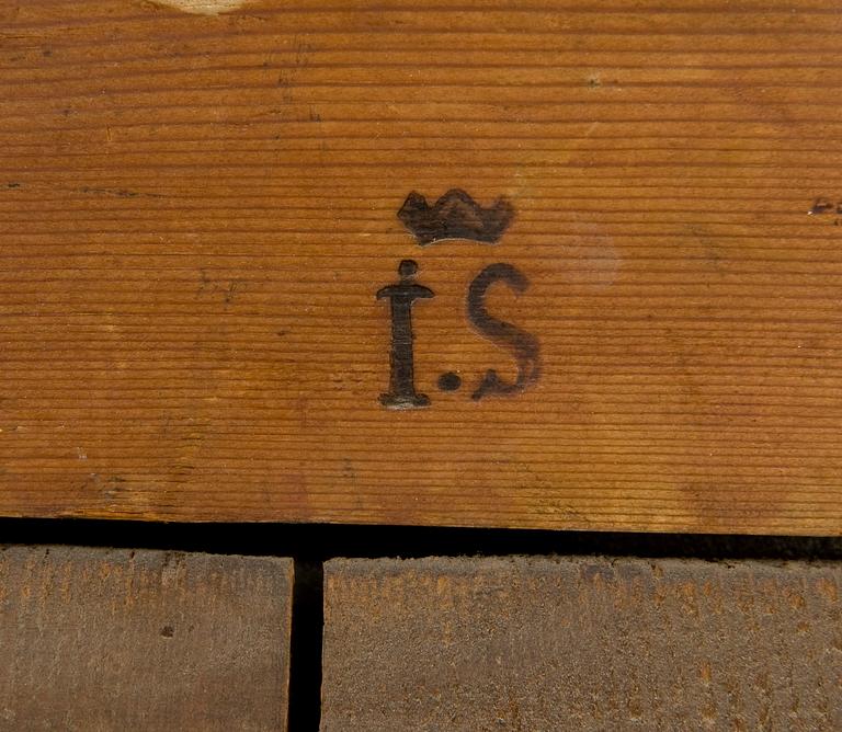 A Gustavian mirror by J. Schürer 1779.