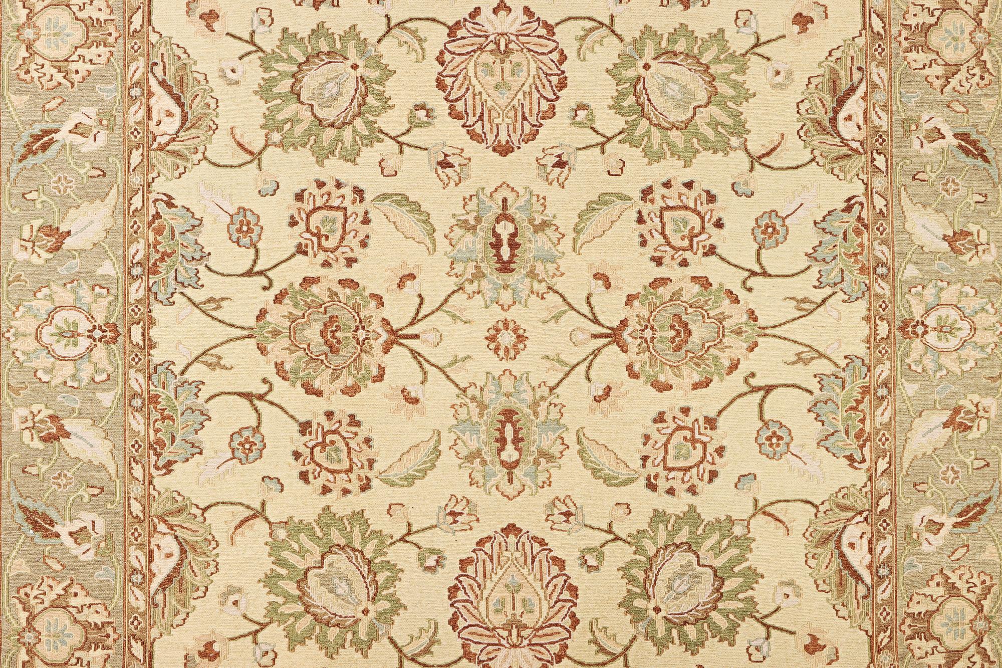An oriental carpet with Mamluk design, c. 294 x 250 cm.