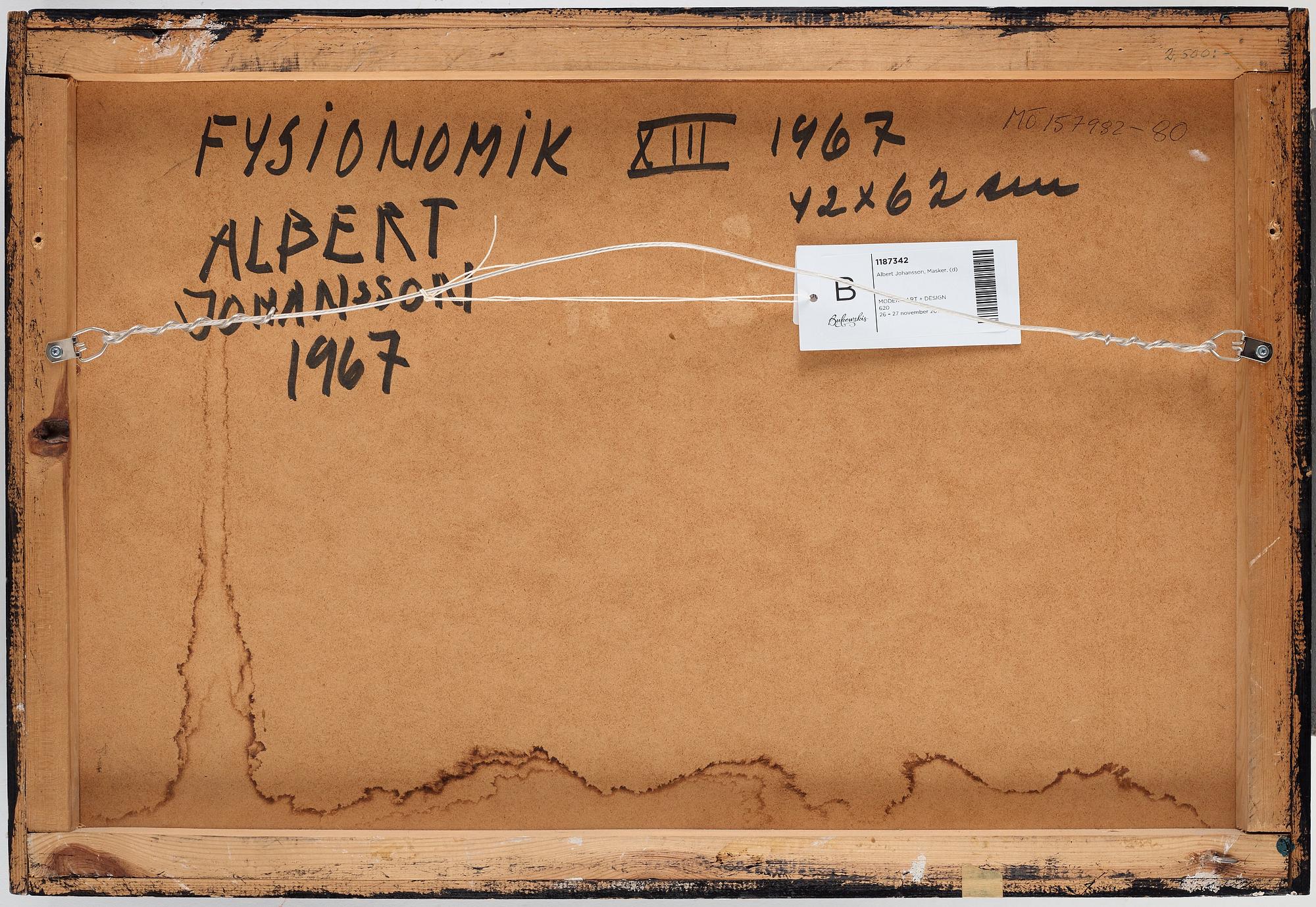 Albert Johansson, "Fysionomik XIII".