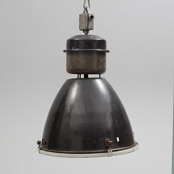 A mid 20th century industrial lamp.