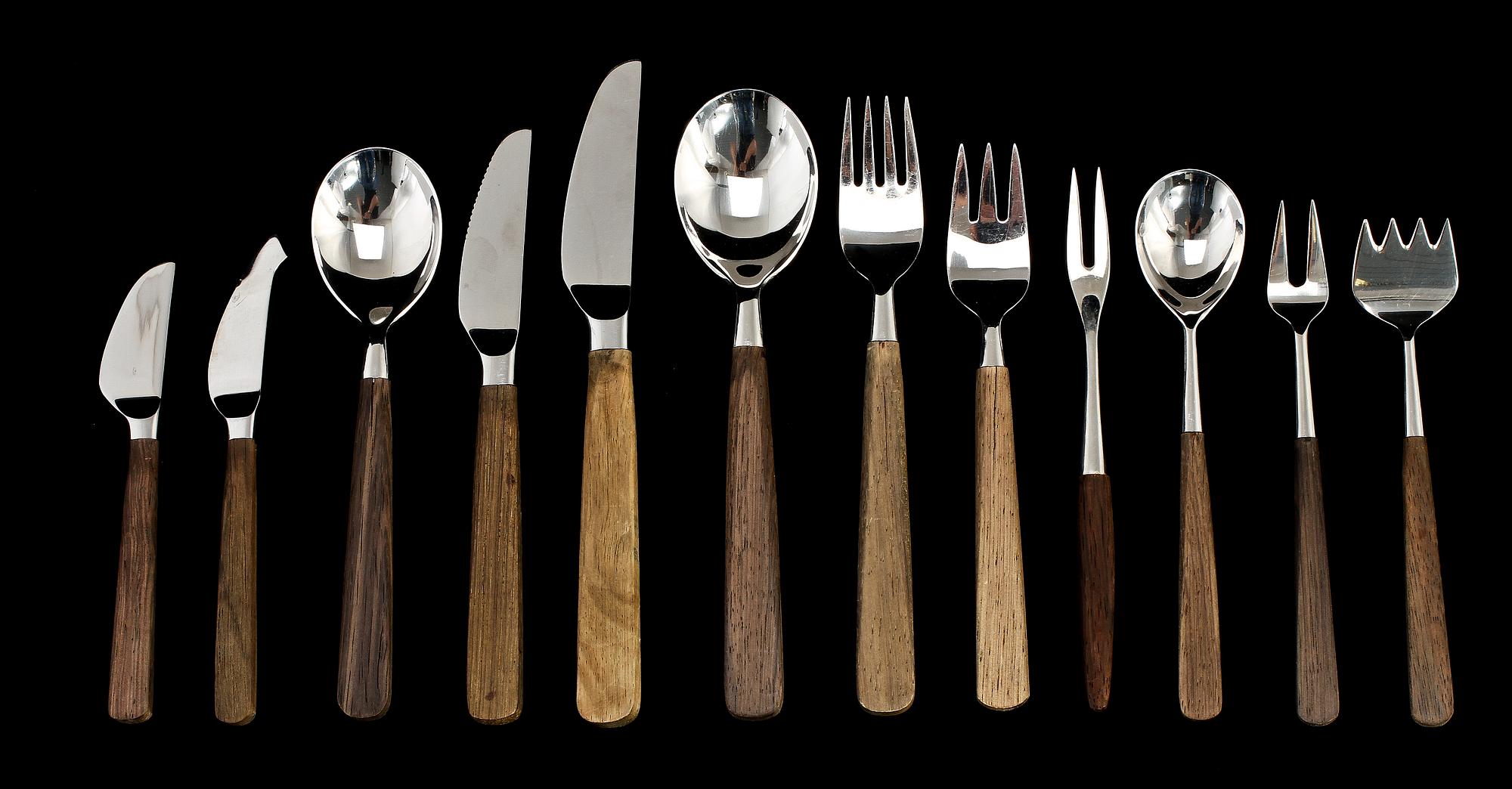 BESTICKSERVIS, 122 delar, "Lion de Luxe", Bertel Gardberg, Hackman, Finland, 1900-talets andra hälft.