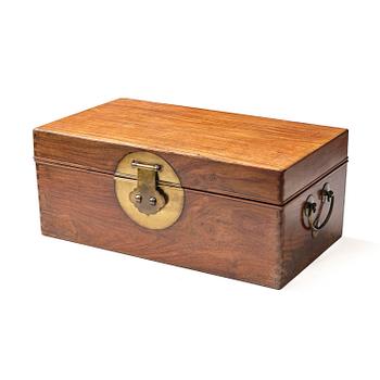 998. A huanghuali document box, Xiaoxiang, Qing dynasty, 19th century.