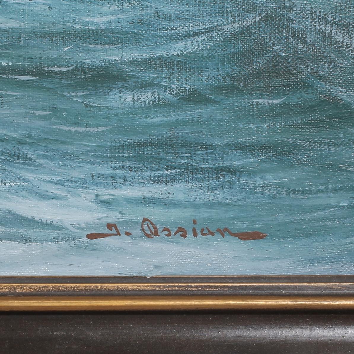 JOHAN OSSIAN-ANDERSSON, olja på duk, signerad.
