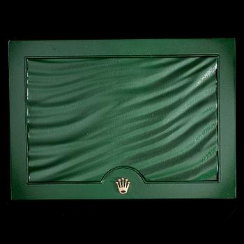 ARMBANDSUR, herr, Rolex Cosmograph Daytona, guld, läderarmband, originalbox, garanti intyg 2006.