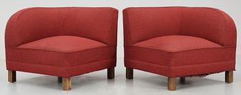 SITTMÖBLER, 2 st, Otto Schulz, Boet Göteborg, 1930/40-tal.