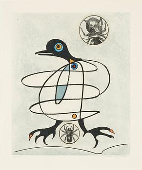 417. Max Ernst, Untitled, from:"Oiseaux en peril".