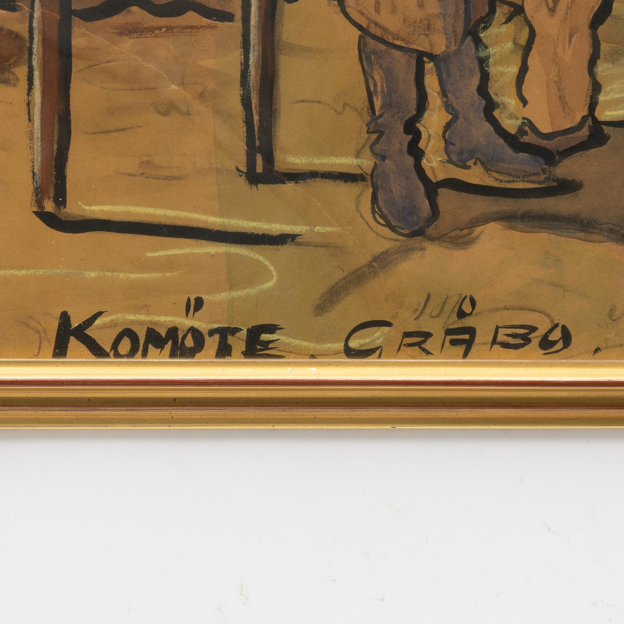 Carl Kylberg, "Komöte, Gråbo".