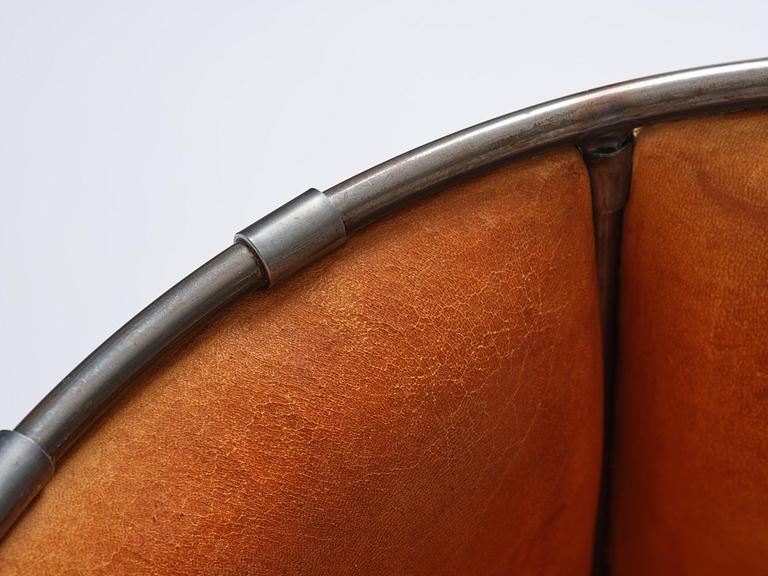 Mats Theselius, an "Älgskinnsfåtöljen" armchair, ed. 230/360, Källemo, Värnamo, post 1991.