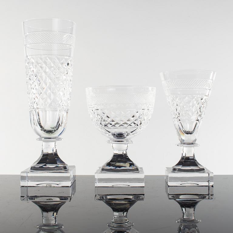 SERVIS, 165 delar, "Kent", Elis Bergh, Kosta Boda, 1900-talets mitt.