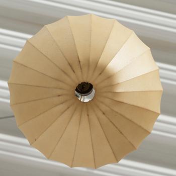 Hans Bergström, taklampa, variant på modell "59", ateljé Lyktan, 1950-tal.