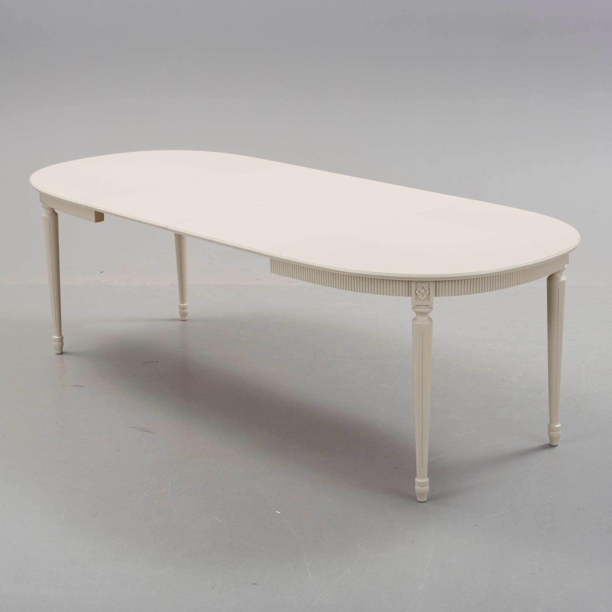 MATBORD, gustaviansk stil, "Birgitta", City Möbler, modern tillverkning.