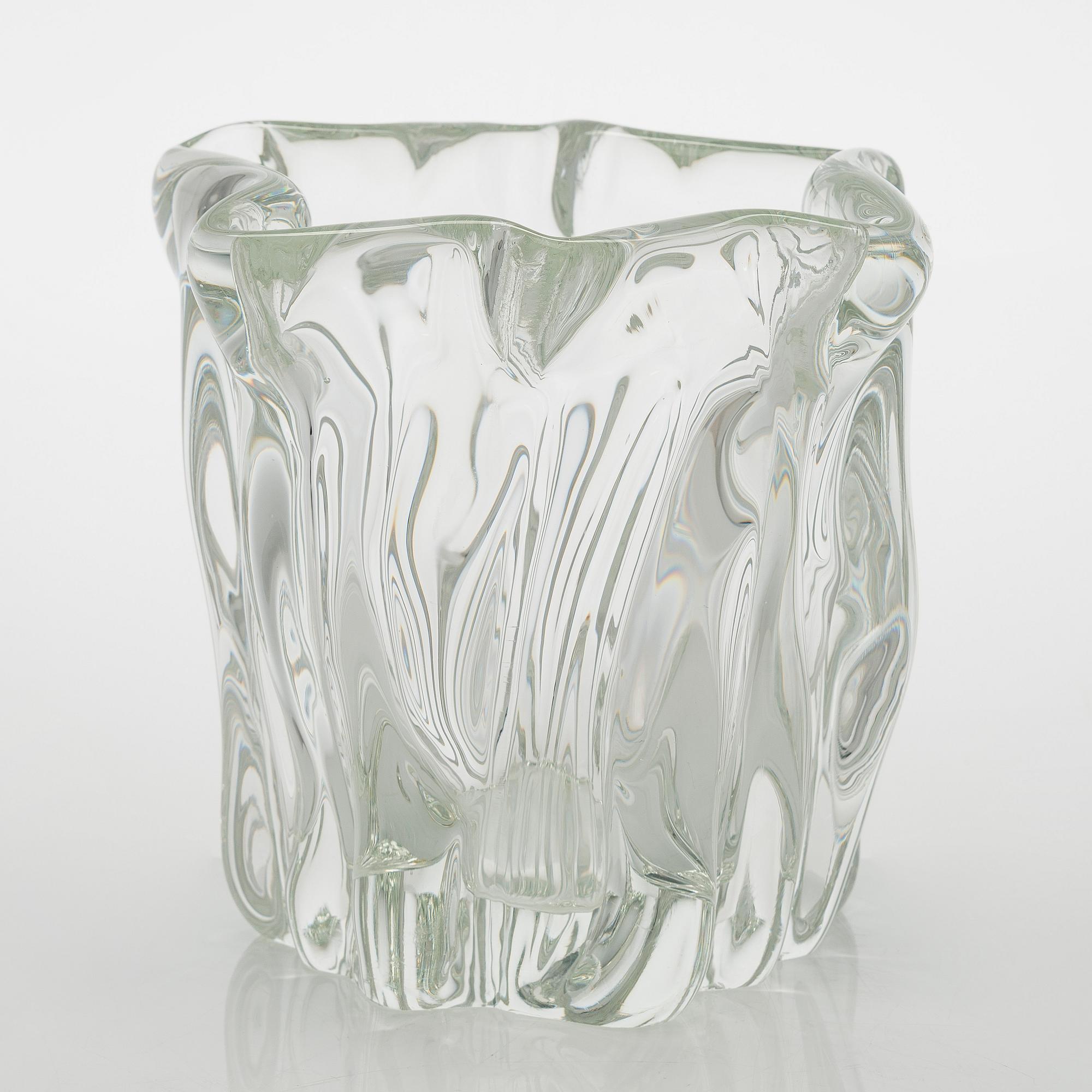 Tapio Wirkkala, vas, "Kalvolan Kanto" (Stubbe), signerad Tapio Wirkkala 5 / 1987.