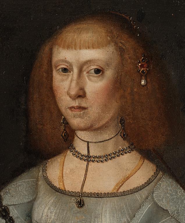 Jacob Heinrich Elbfas Attributed to, "Anna Margareta Sture" (1615-1646).